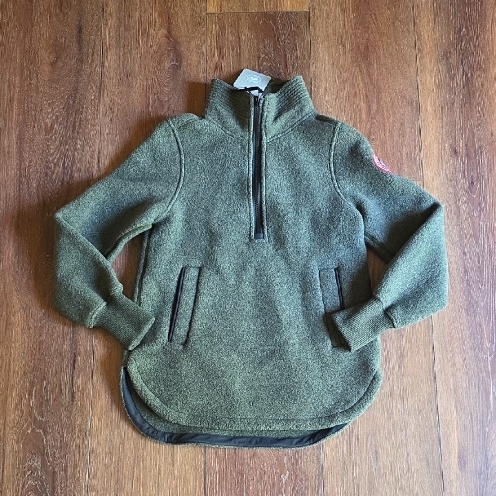 Canada Goose Severn 1/2 Zip Kind Fleece S Dark Sage